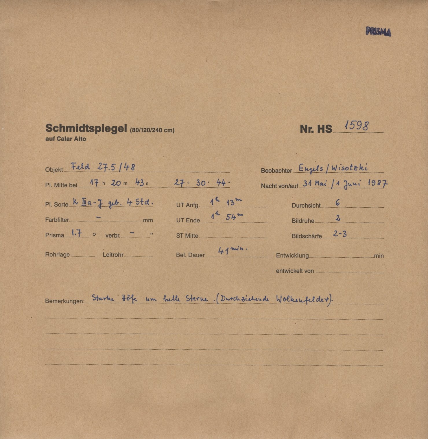 Plate envelope