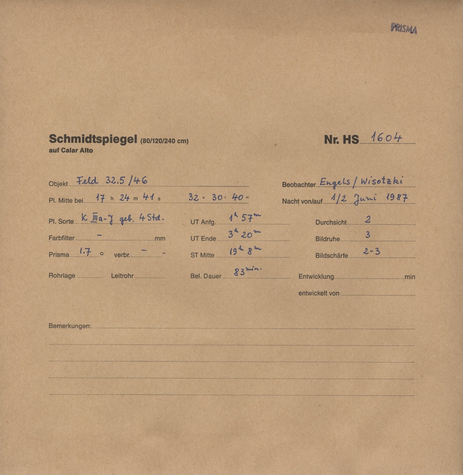 Plate envelope