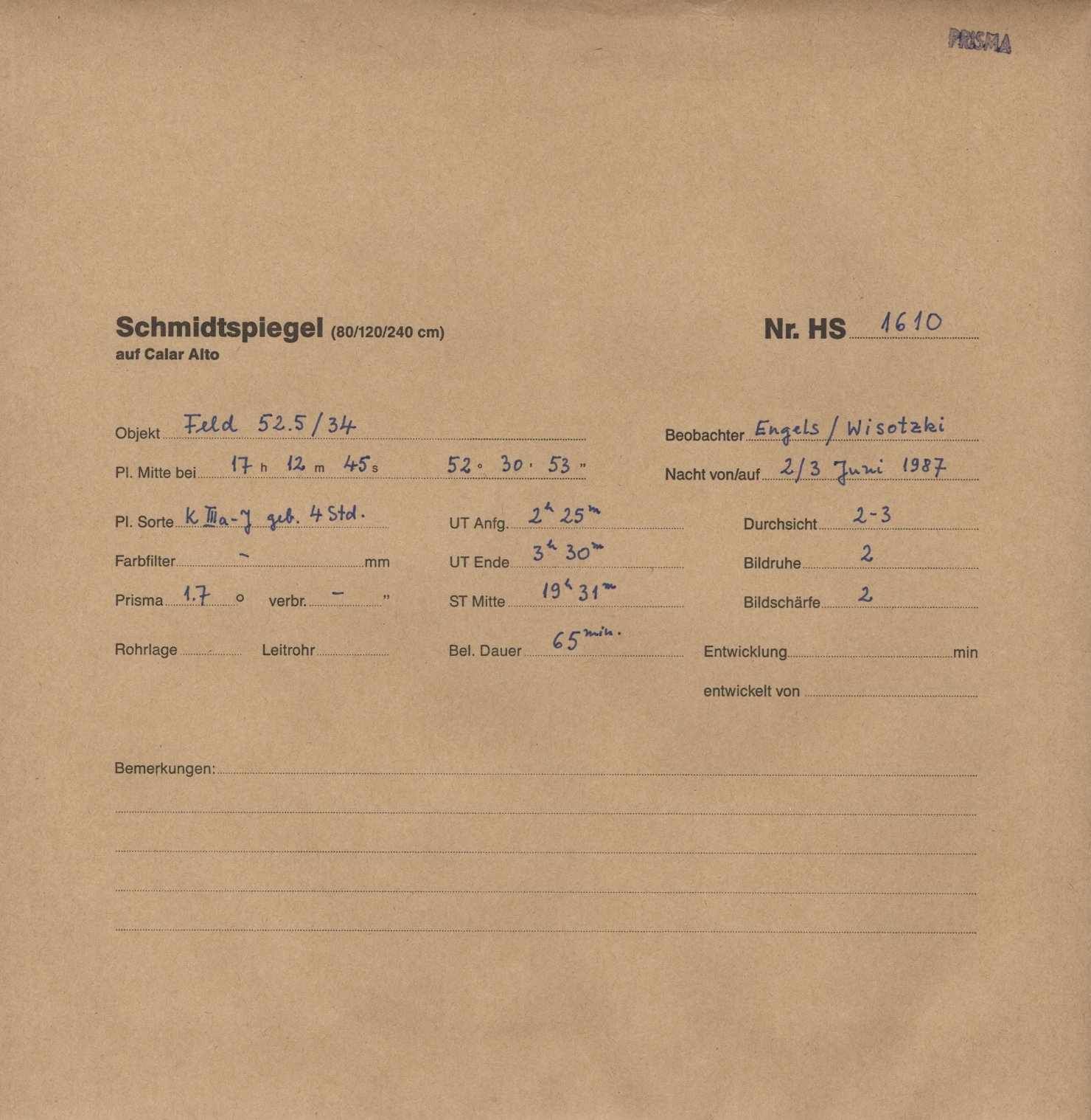 Plate envelope
