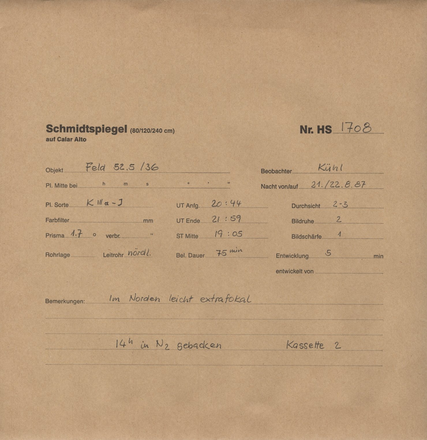 Plate envelope