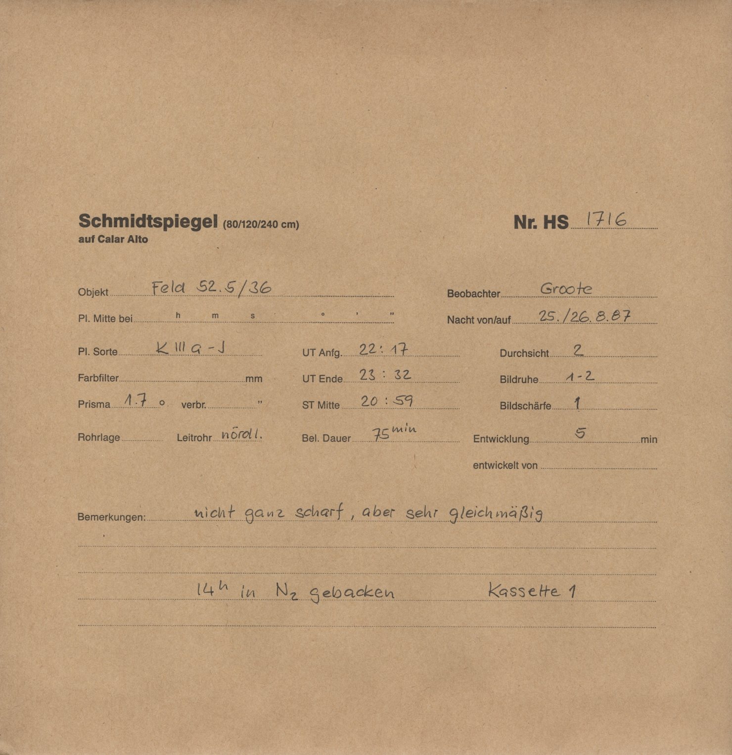 Plate envelope