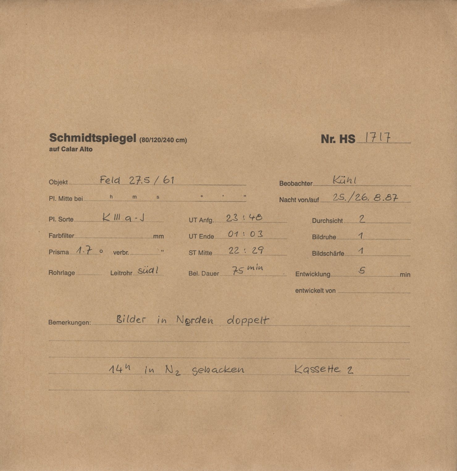 Plate envelope