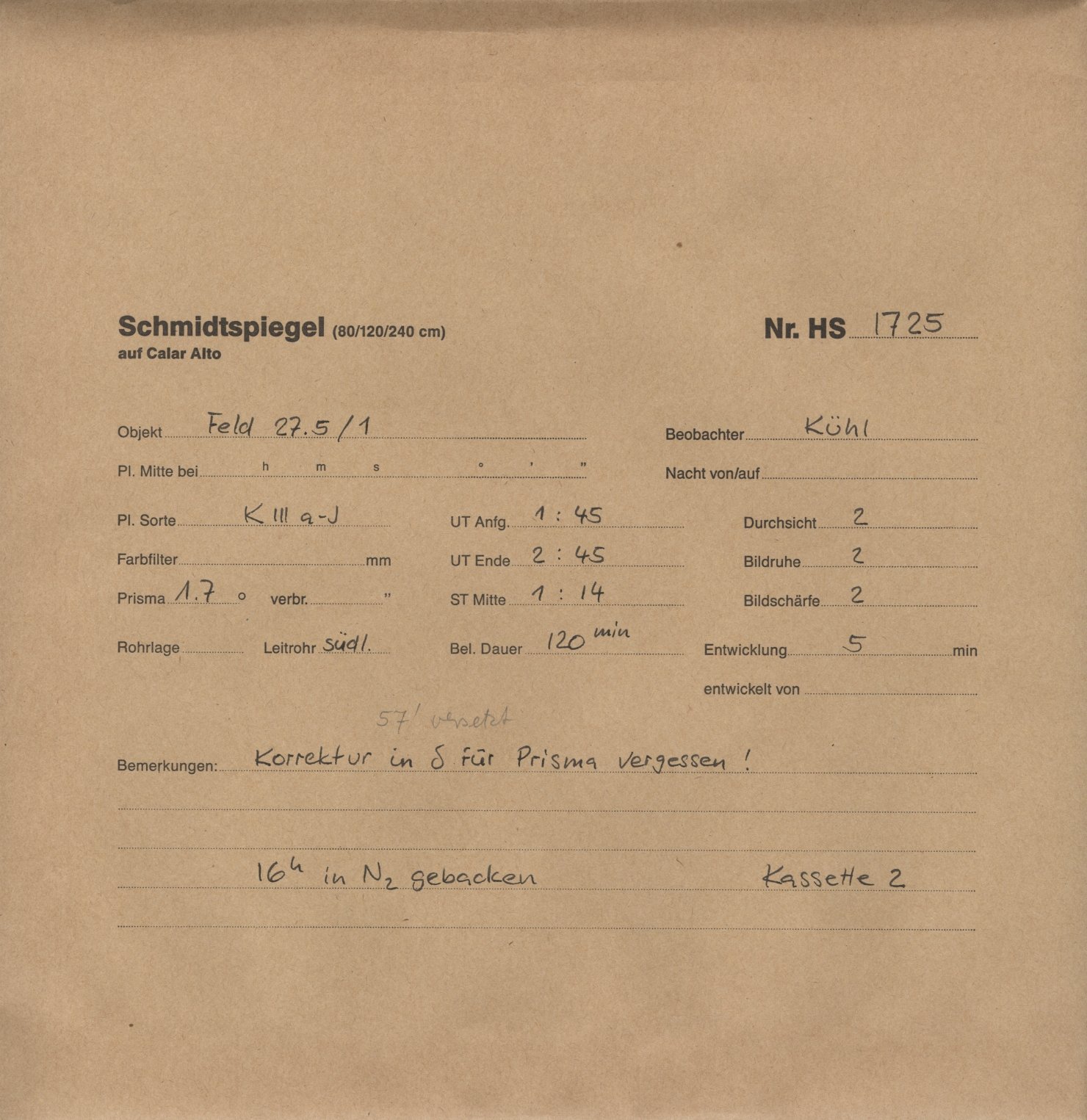 Plate envelope