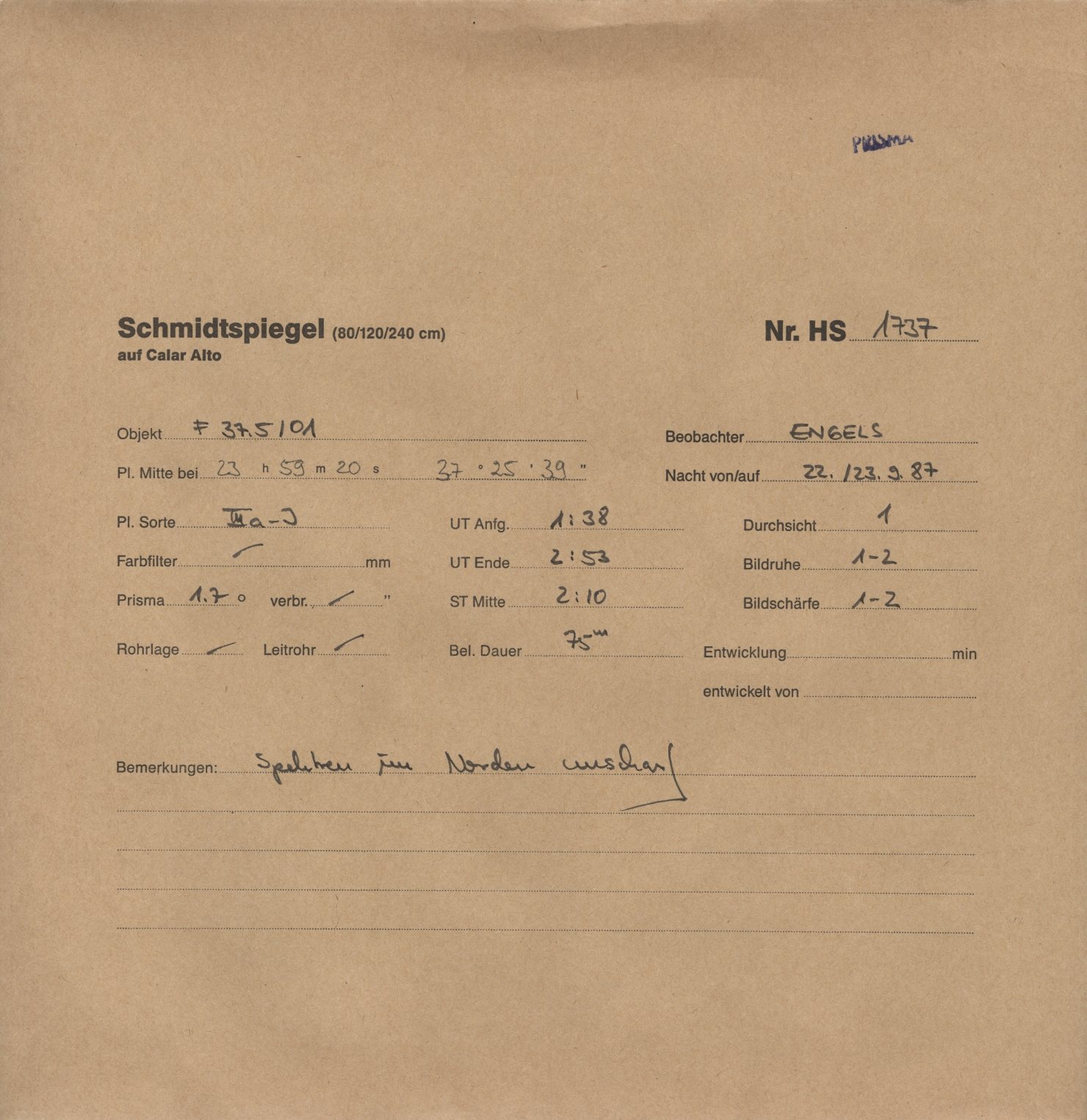 Plate envelope