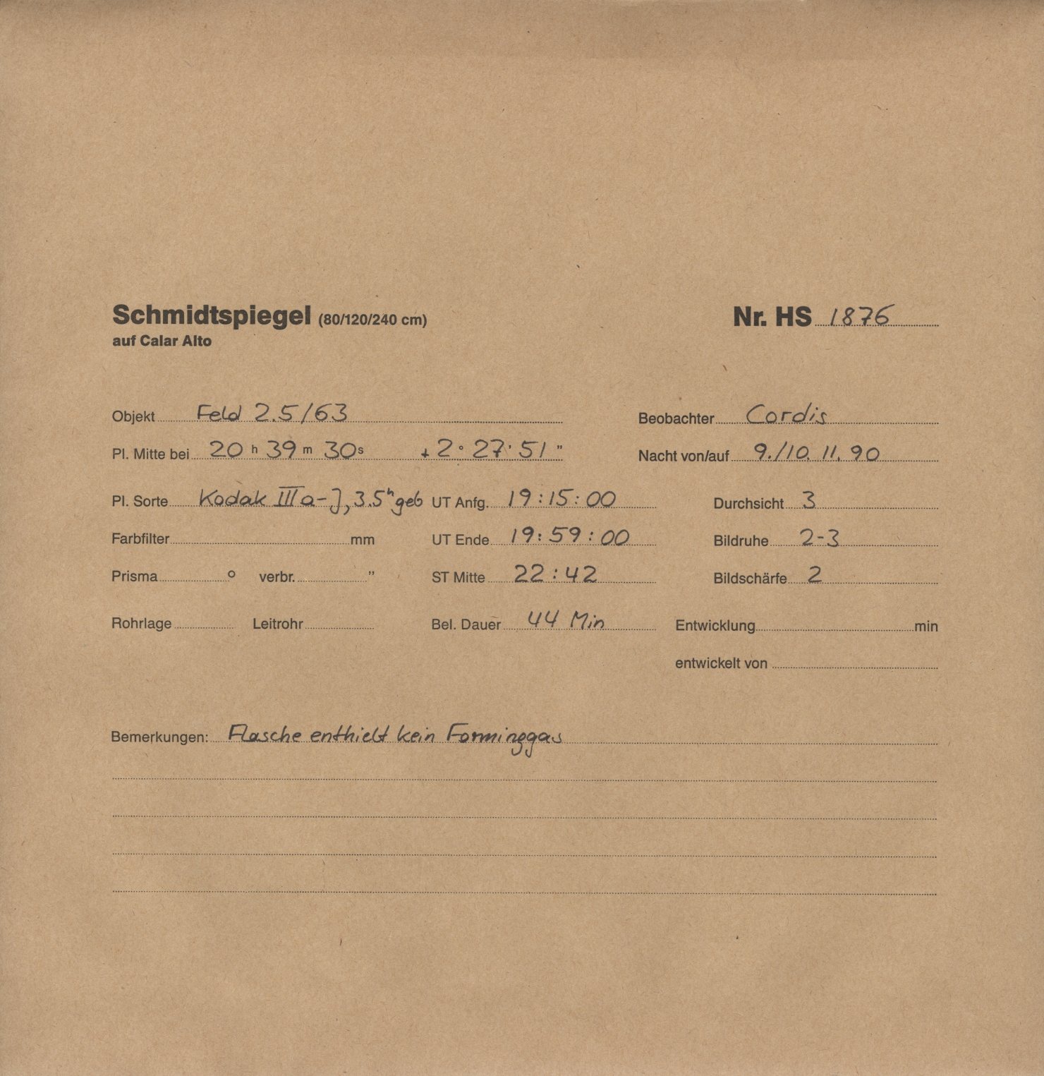 Plate envelope