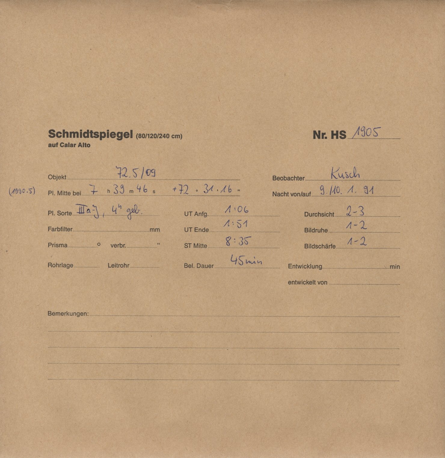 Plate envelope
