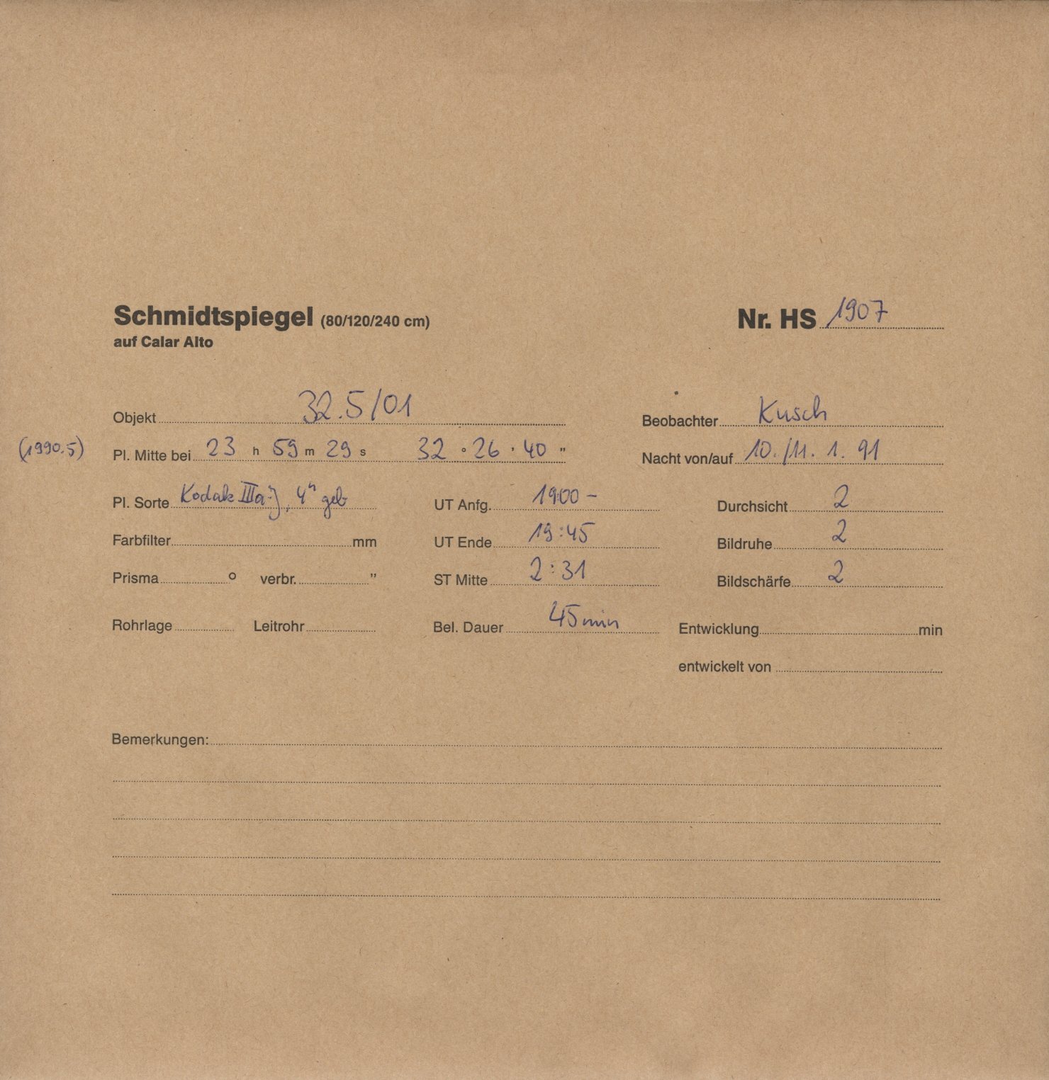 Plate envelope
