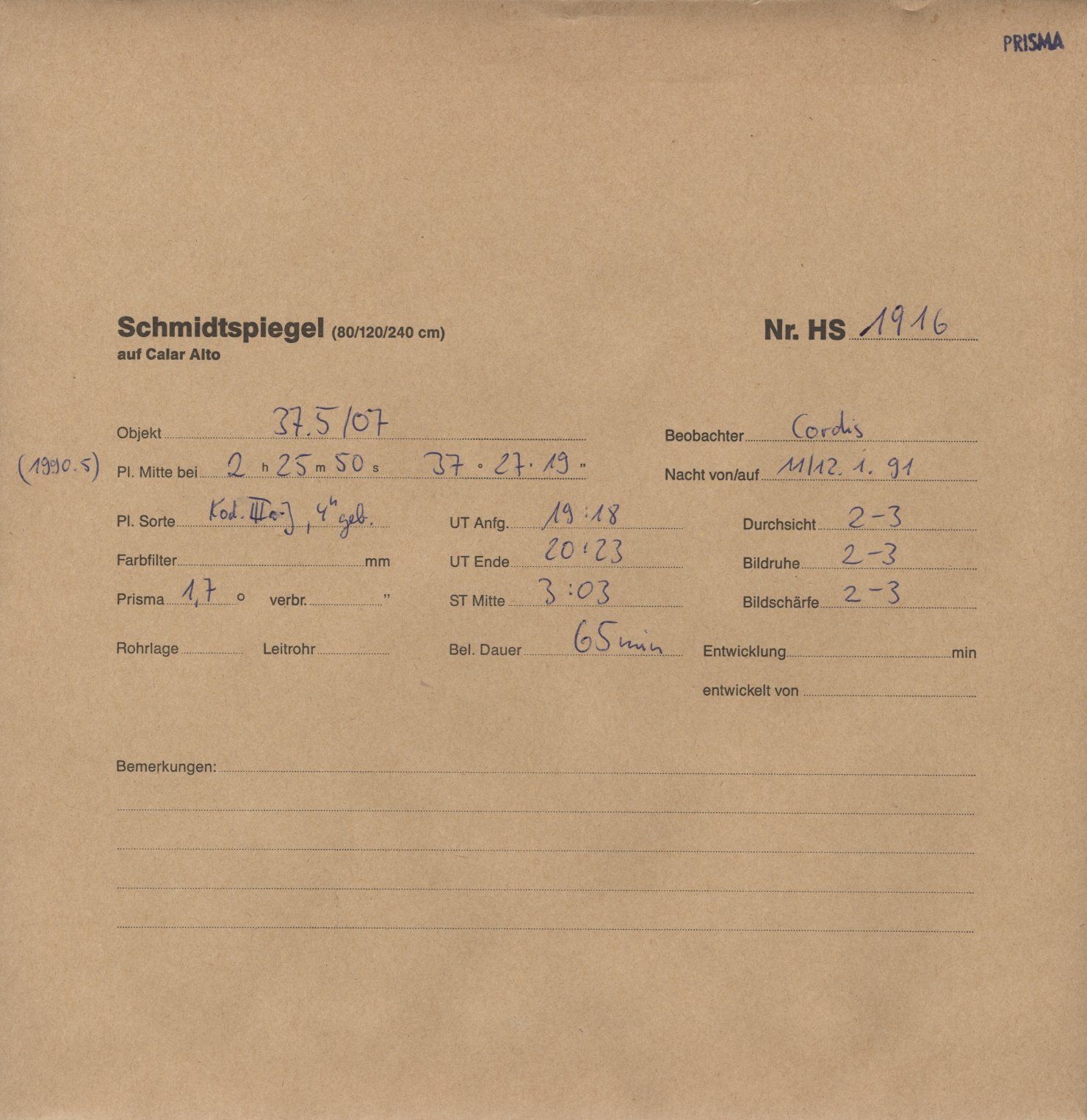 Plate envelope