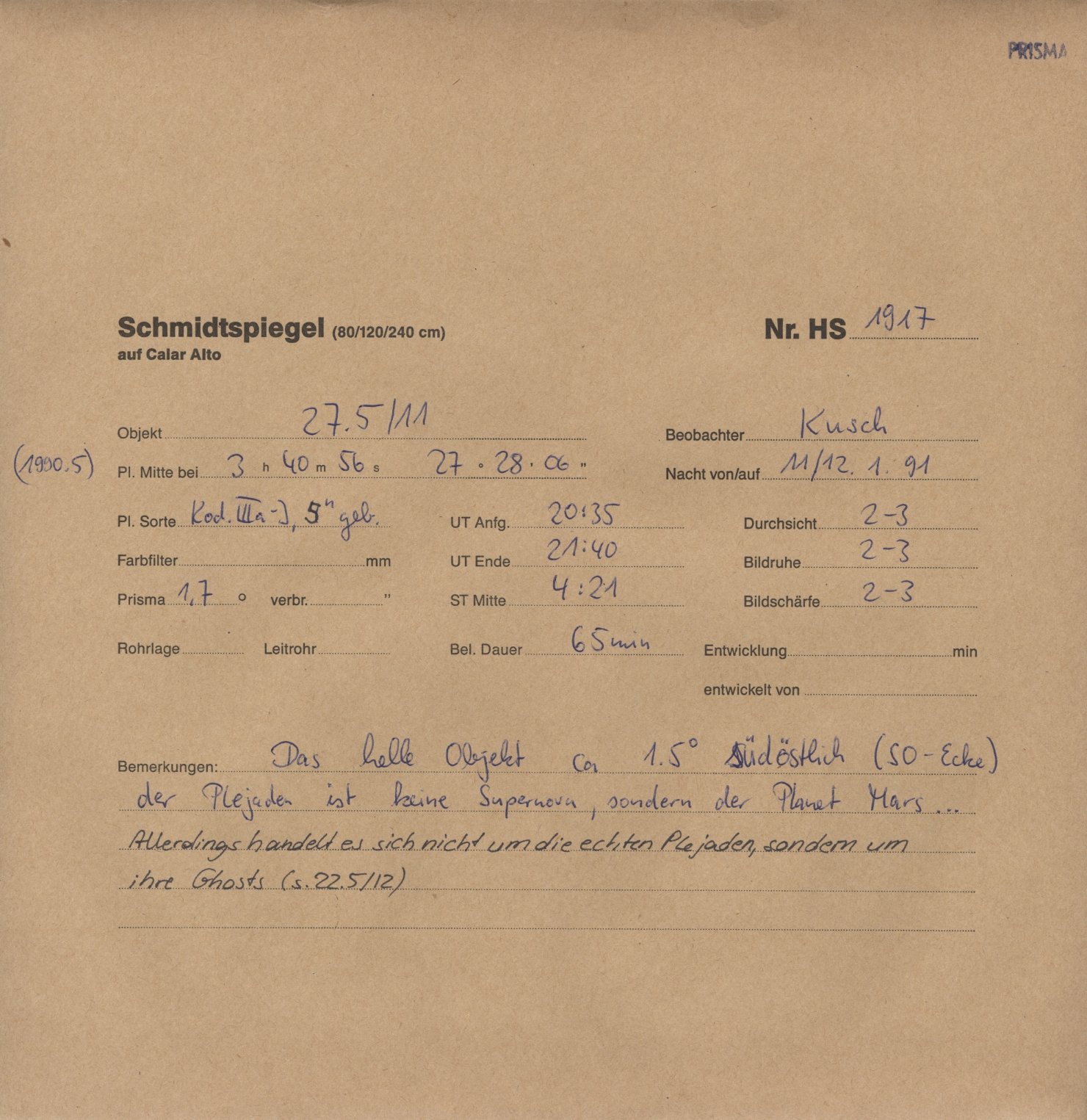 Plate envelope