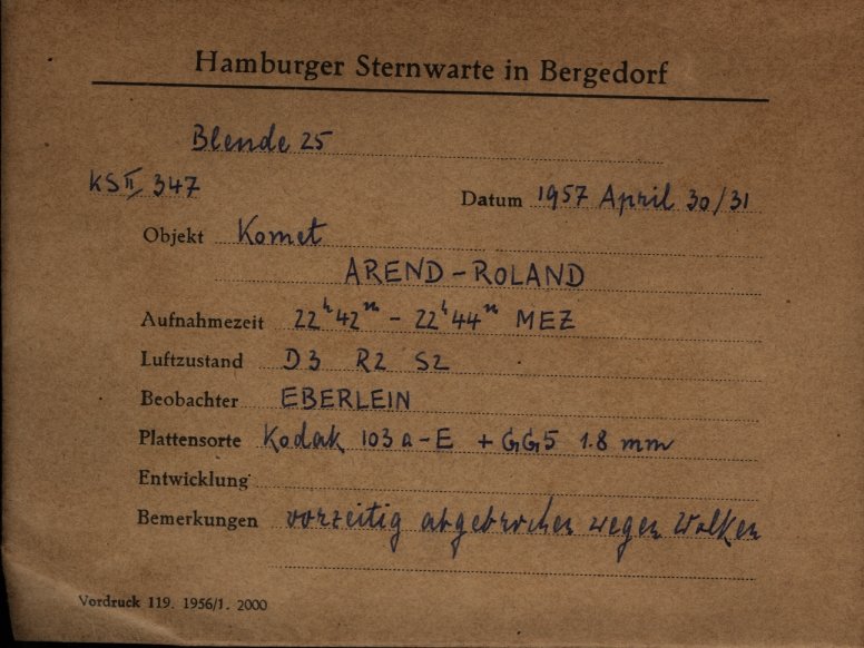 Plate envelope