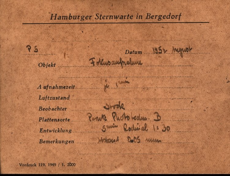 Plate envelope