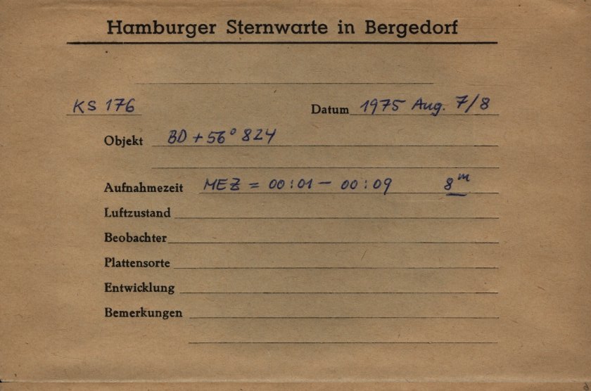 Plate envelope