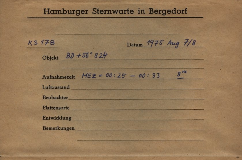 Plate envelope