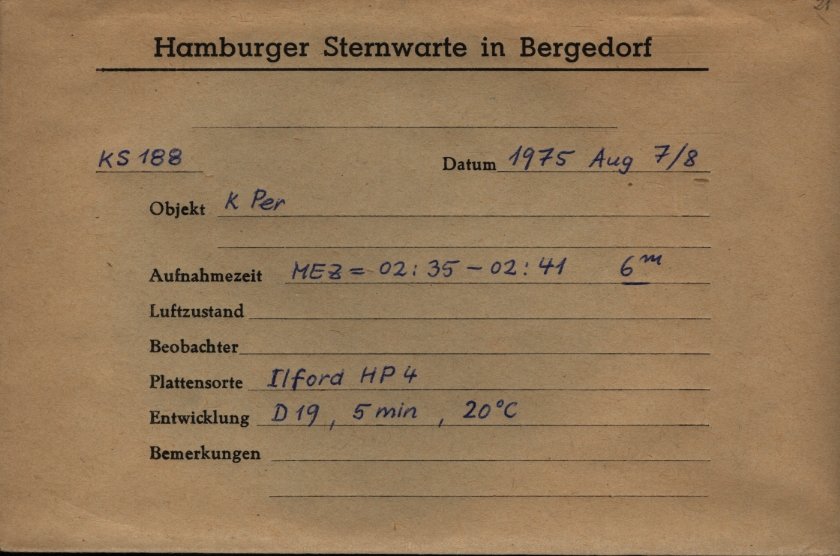 Plate envelope