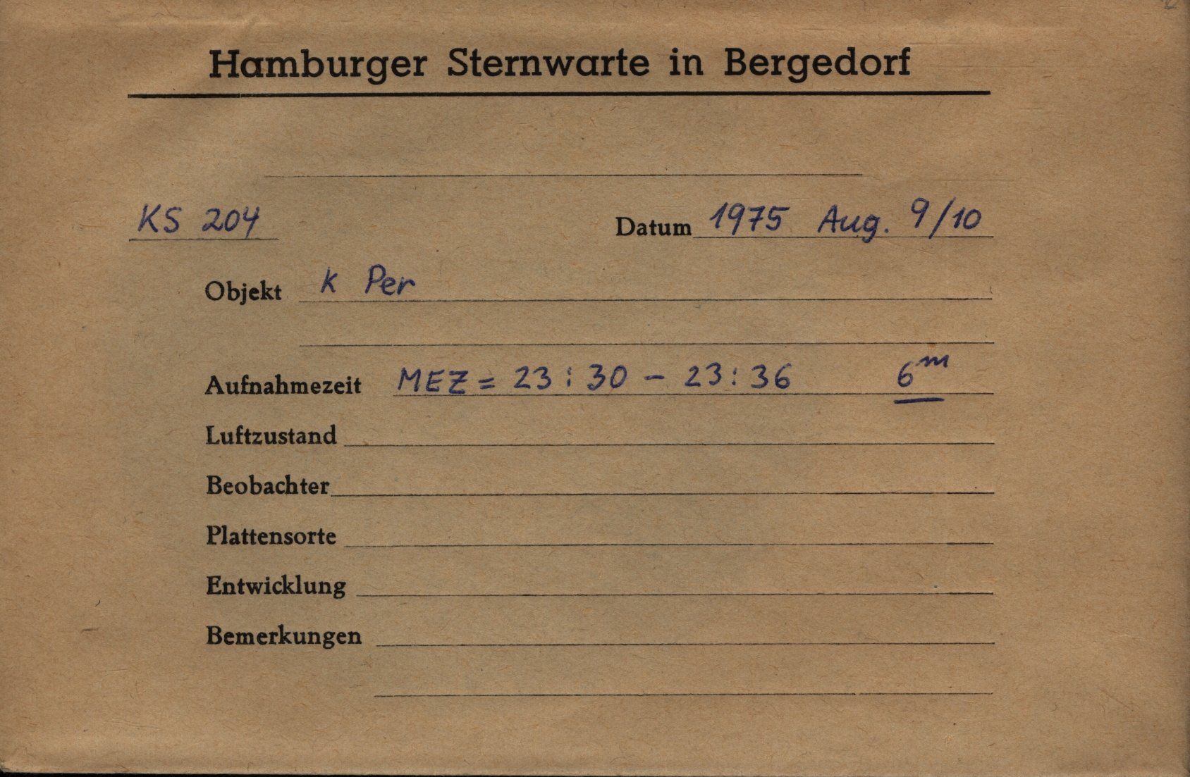 Plate envelope