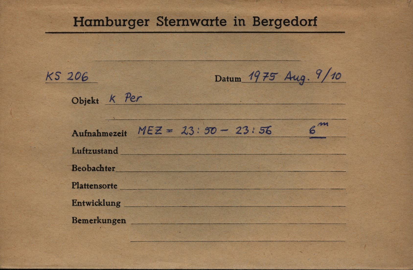 Plate envelope