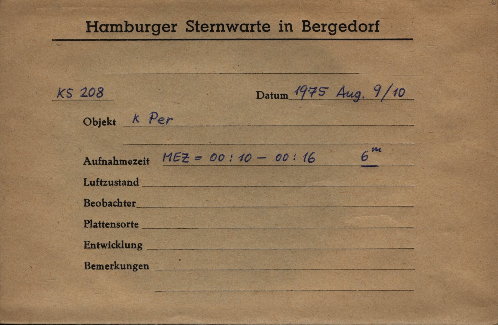 Plate envelope