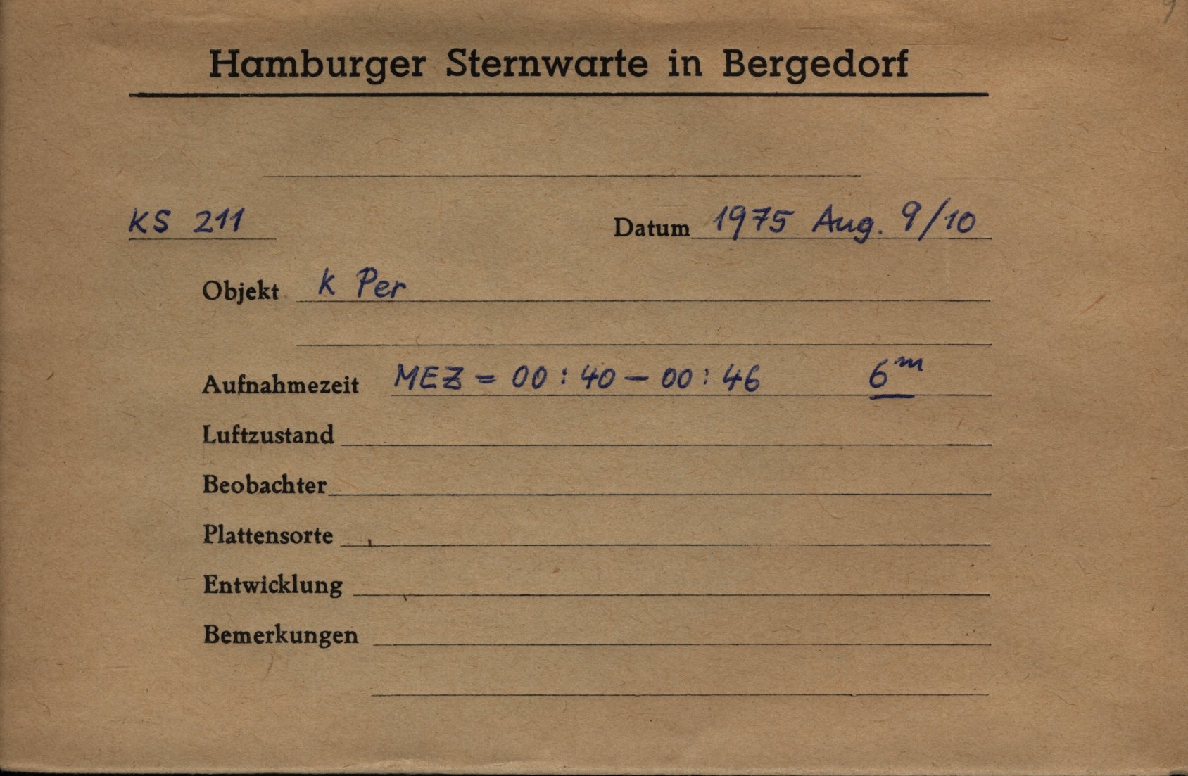 Plate envelope
