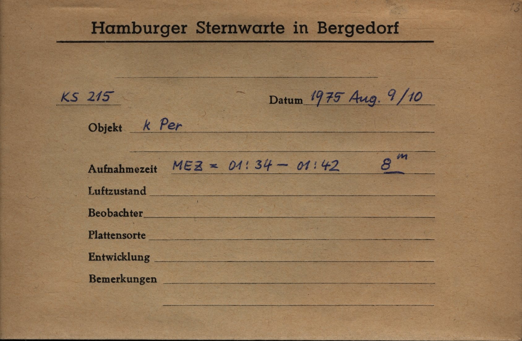 Plate envelope