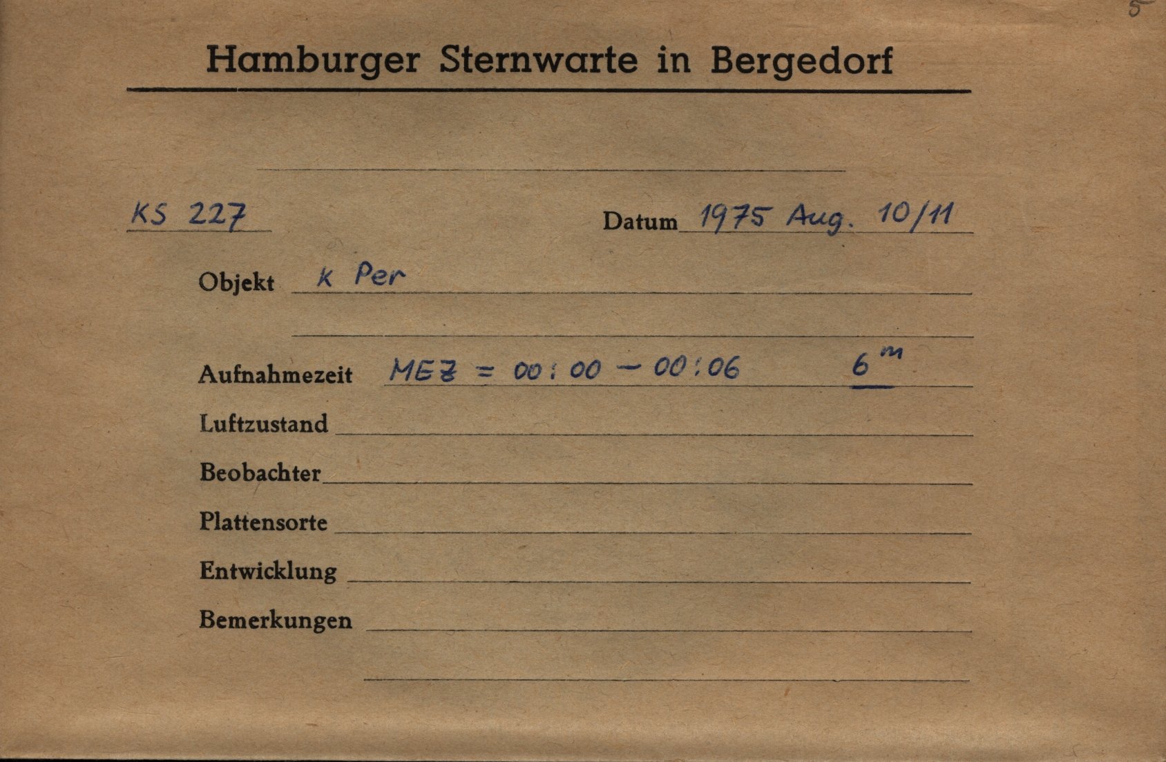 Plate envelope