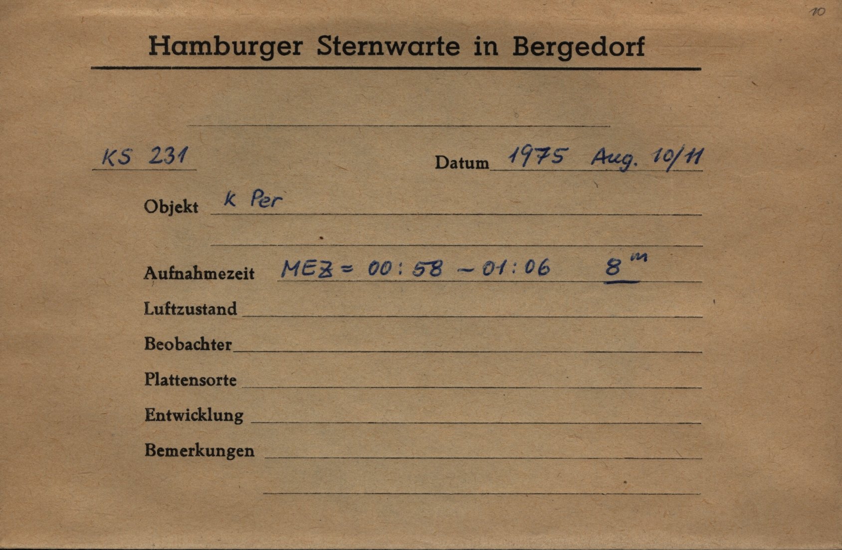 Plate envelope