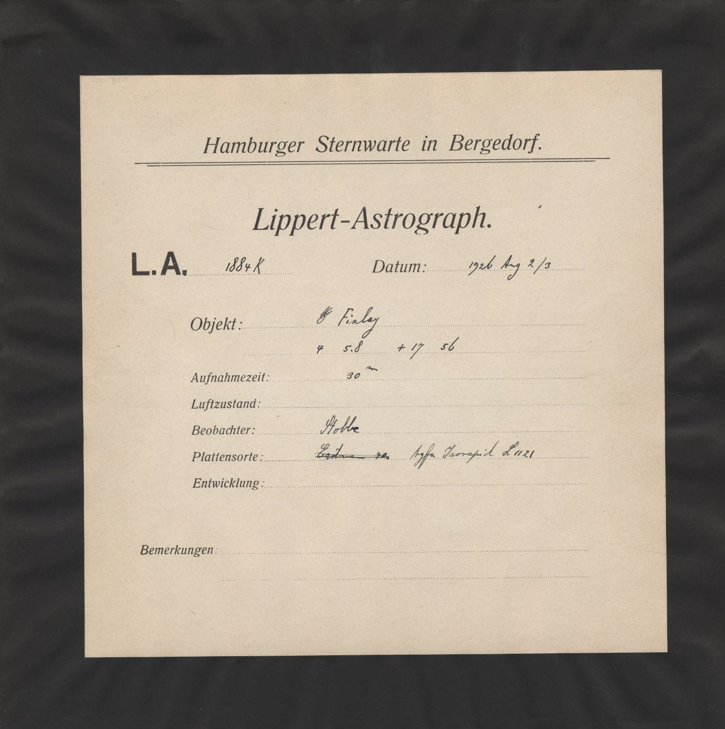 Logpage