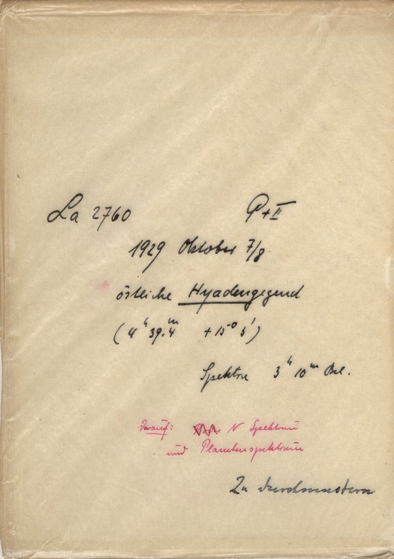 Plate envelope