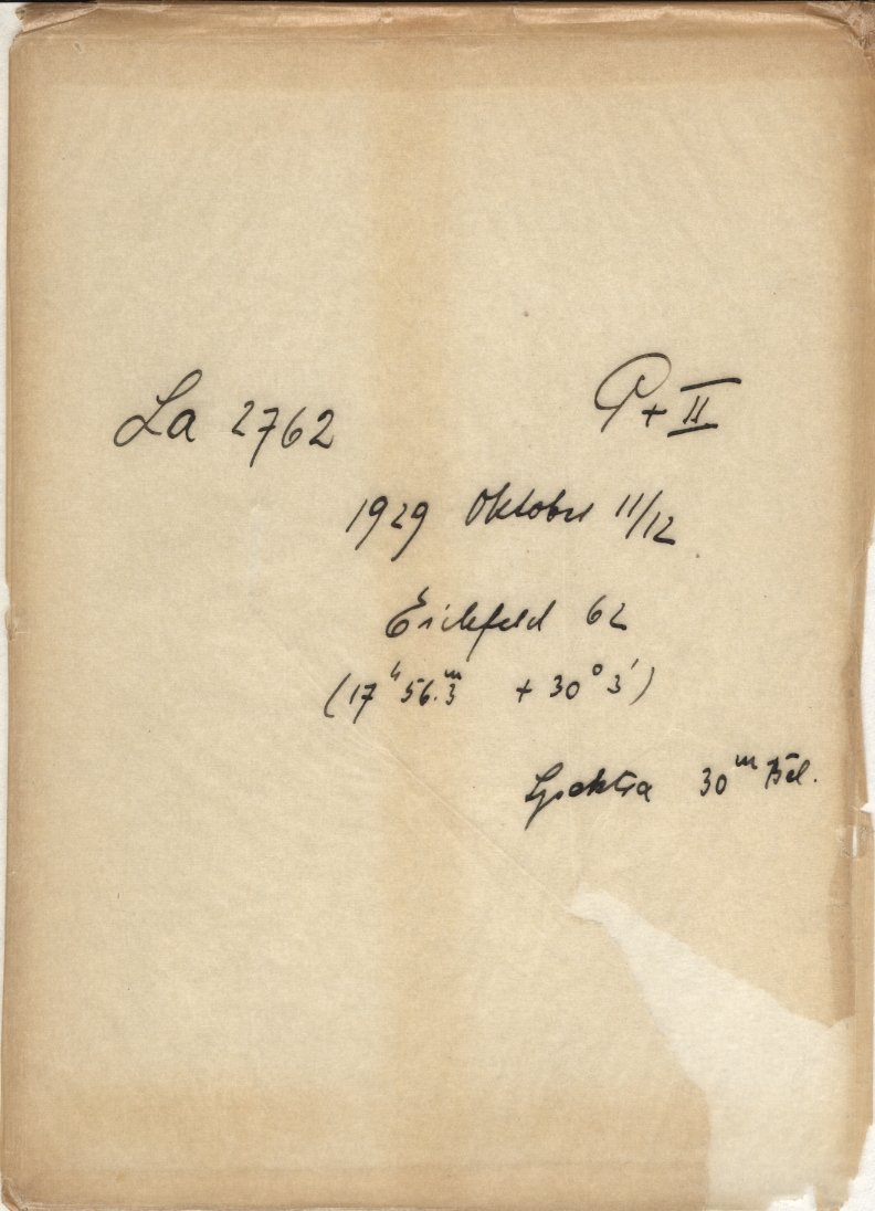 Plate envelope