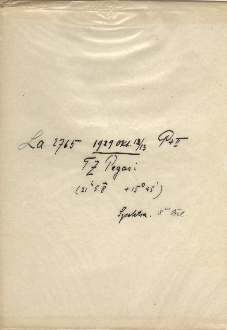 Plate envelope
