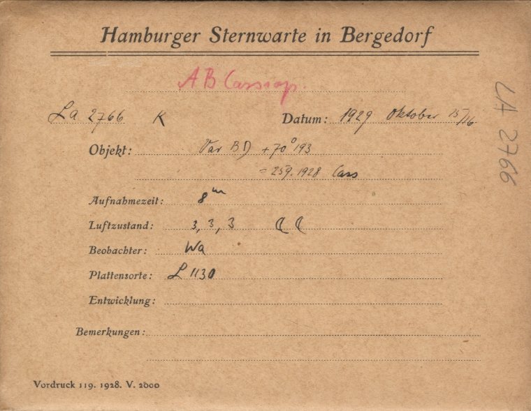 Plate envelope