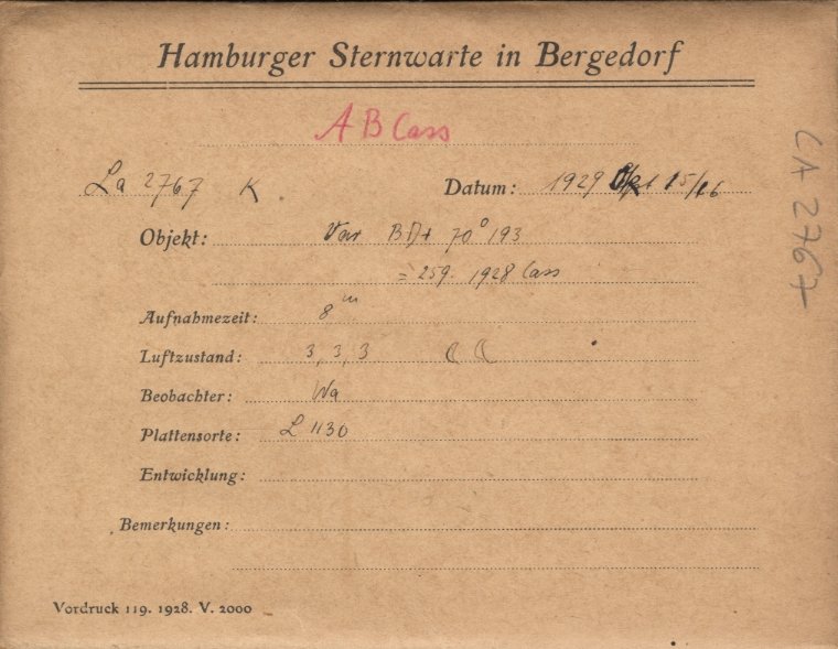 Plate envelope
