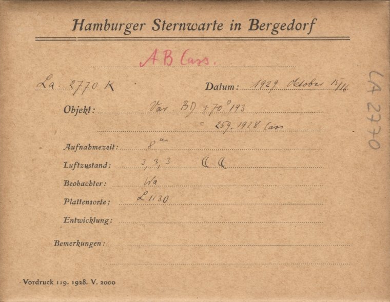 Plate envelope