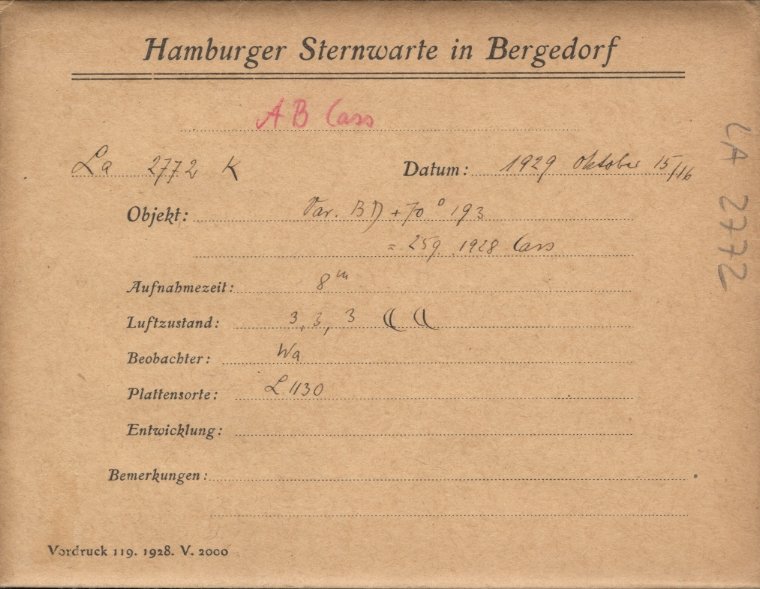 Plate envelope