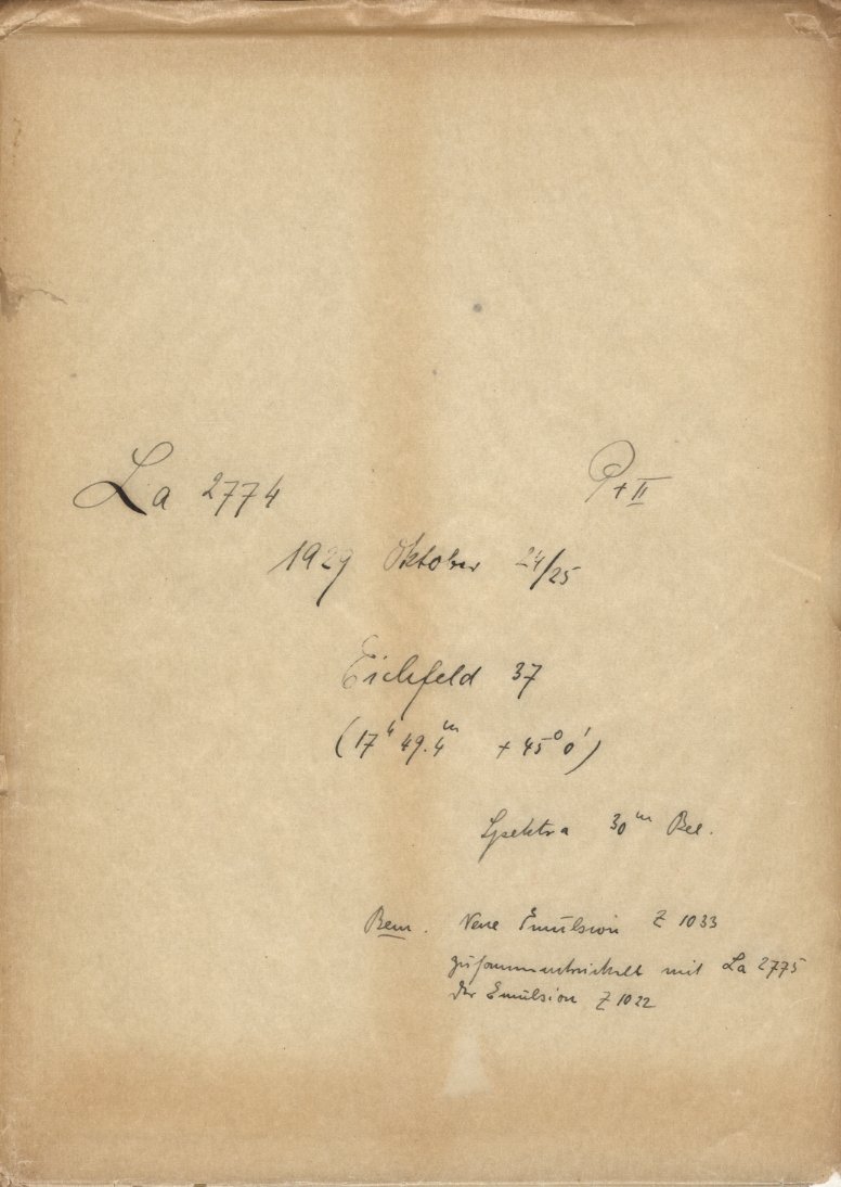 Plate envelope