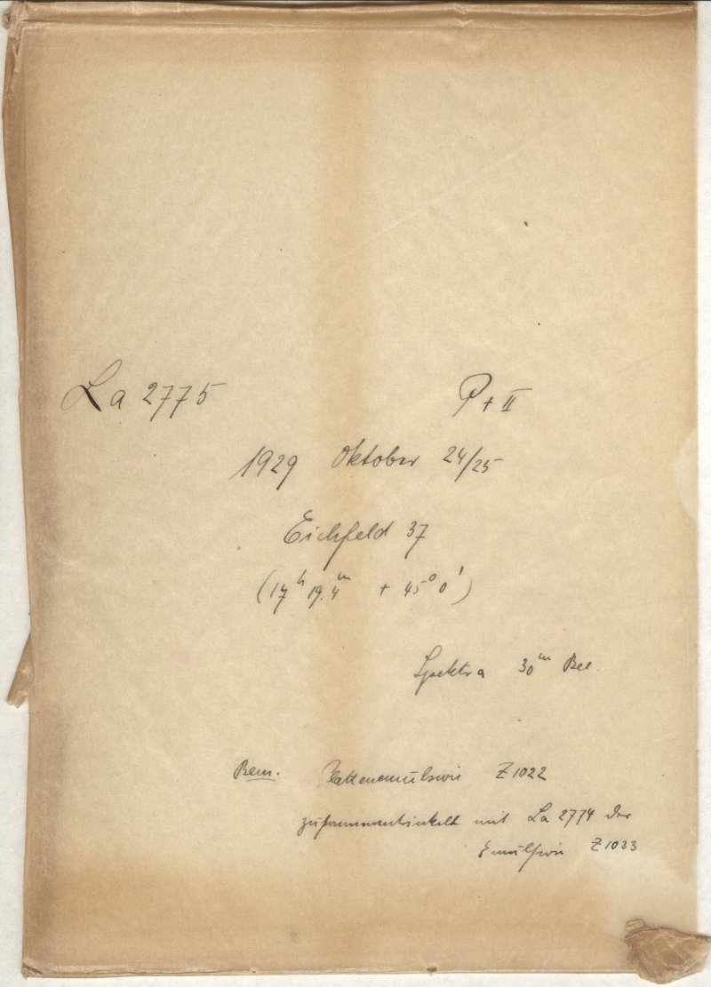 Plate envelope