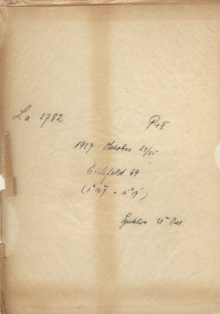 Plate envelope