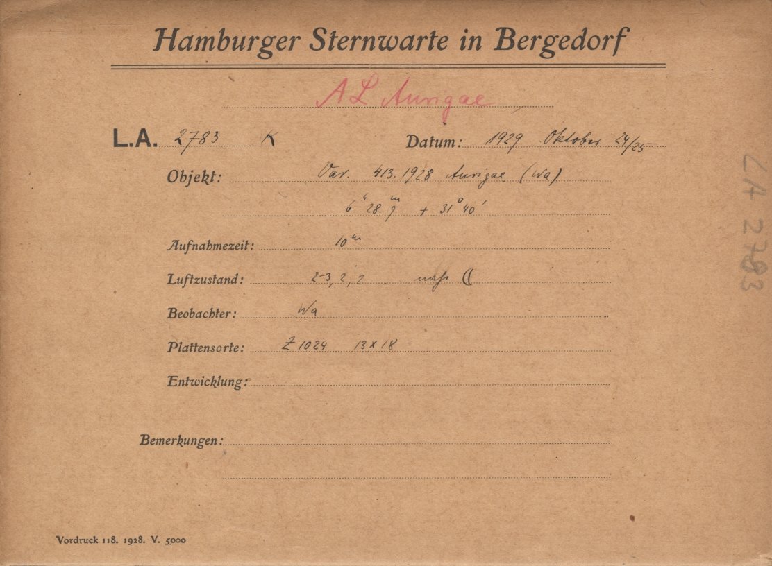 Plate envelope