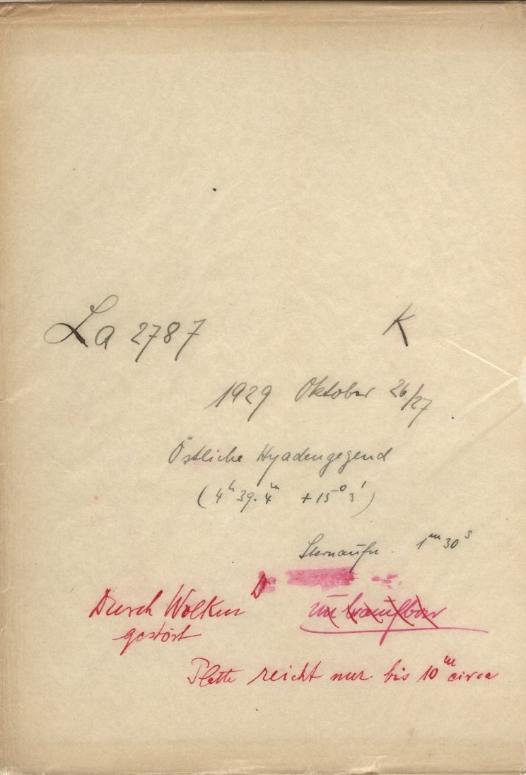 Plate envelope