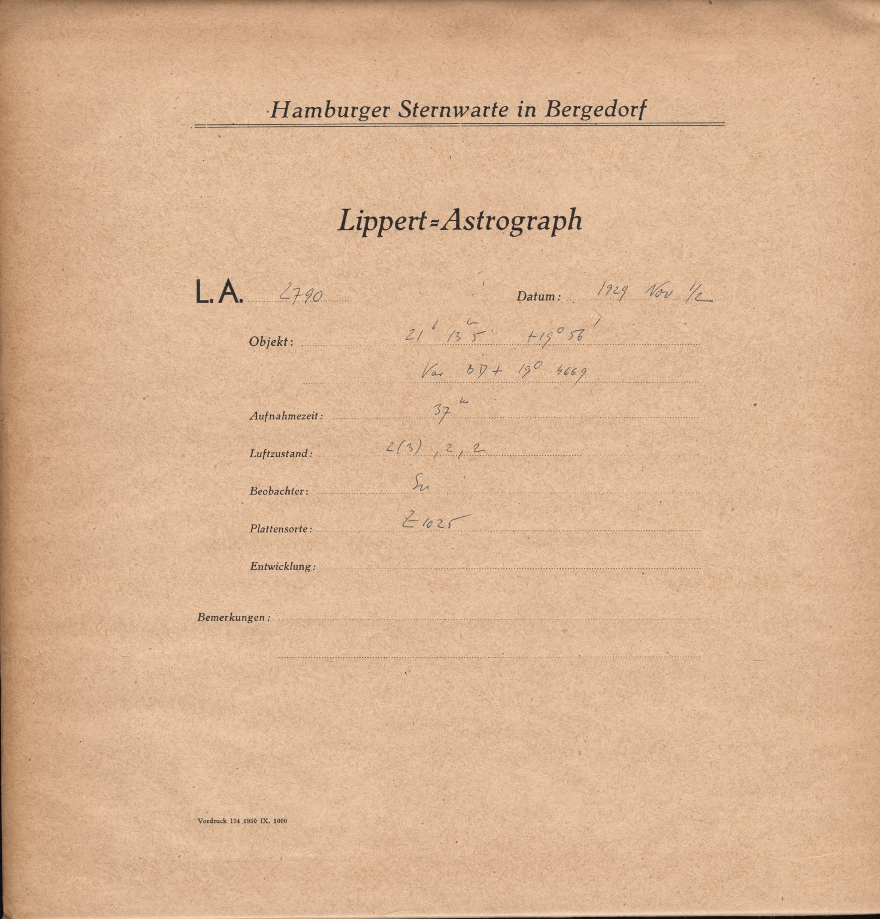 Plate envelope