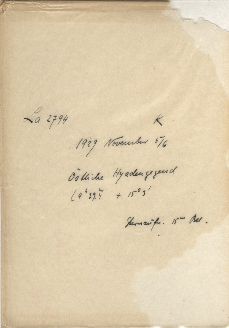 Plate envelope