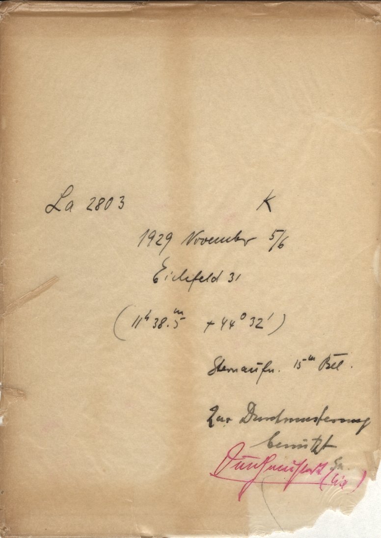 Plate envelope