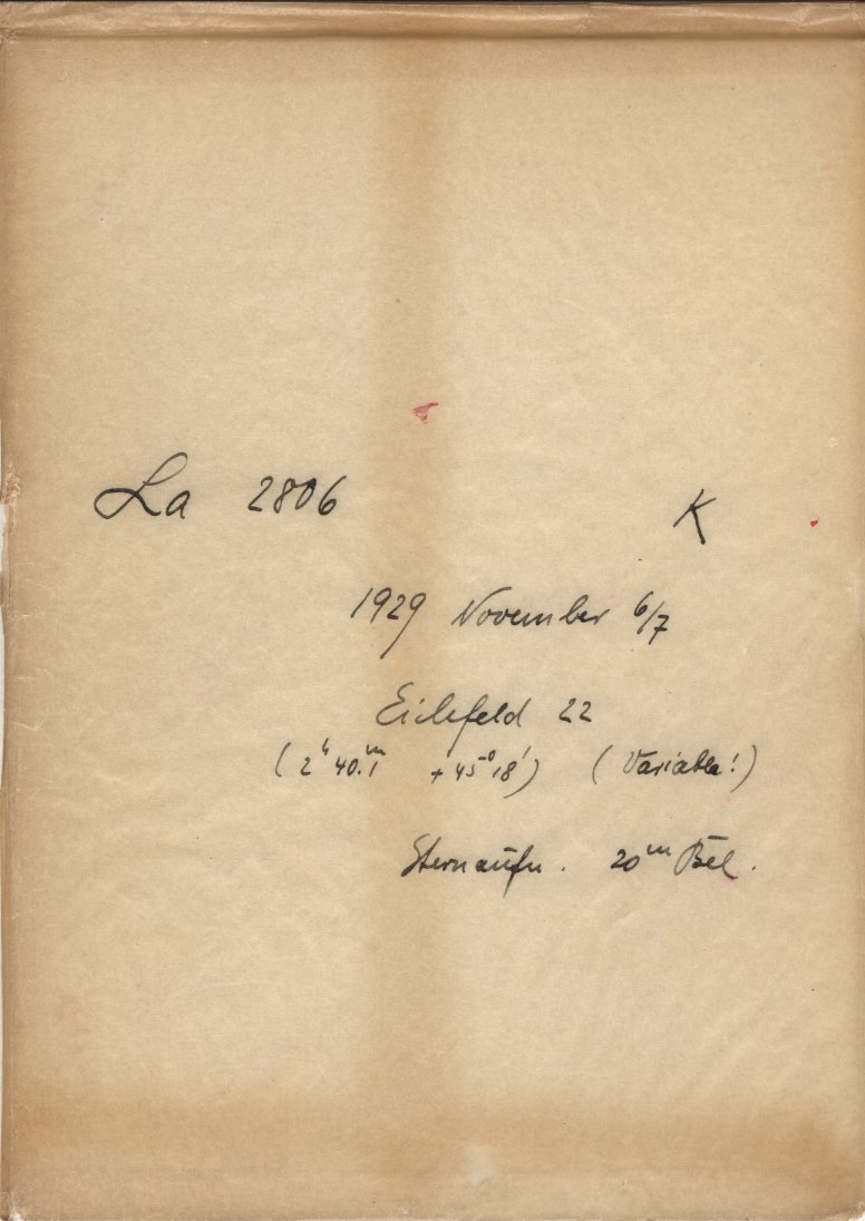 Plate envelope