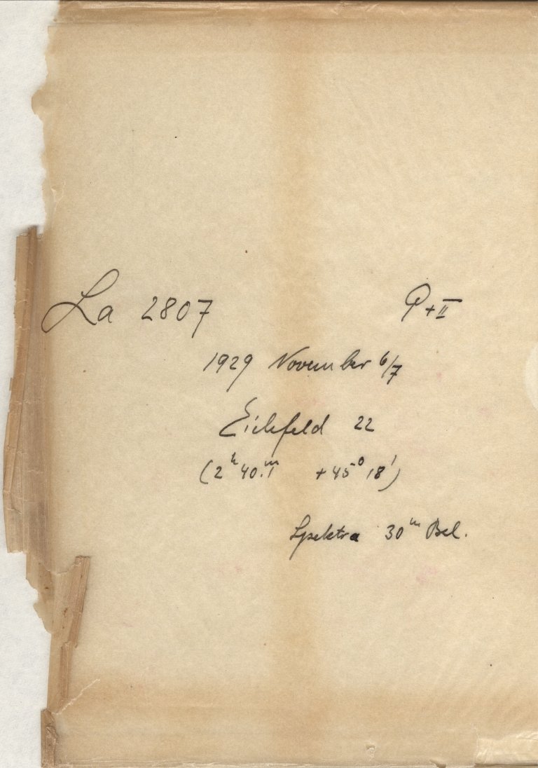 Plate envelope