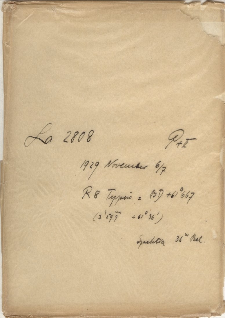Plate envelope