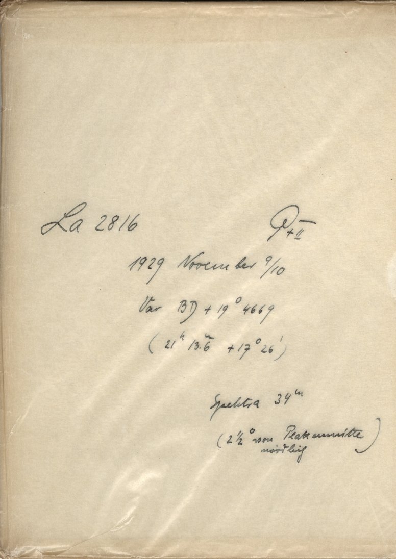 Plate envelope