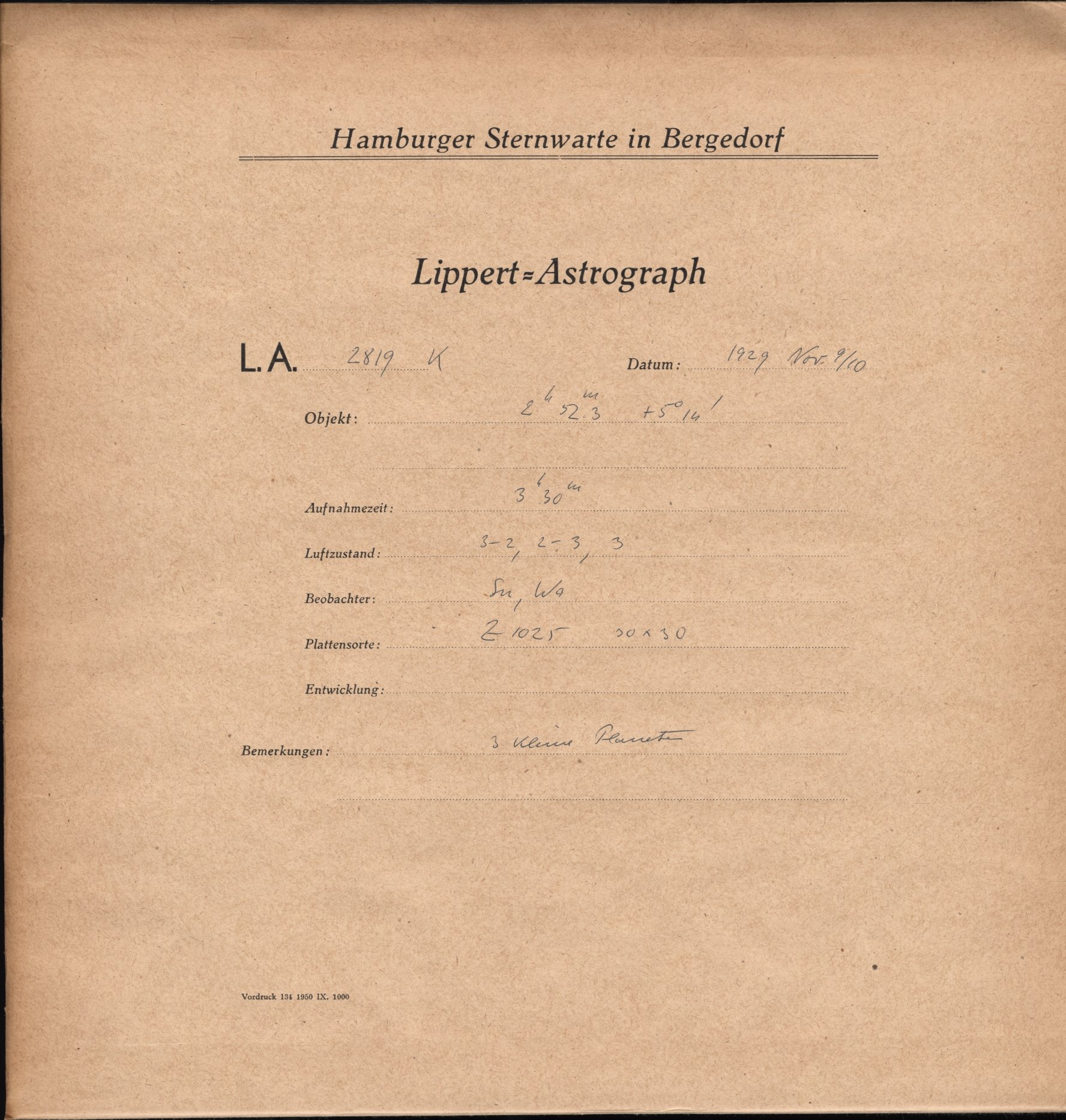 Plate envelope