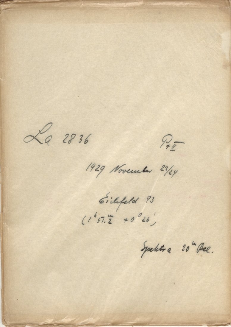 Plate envelope