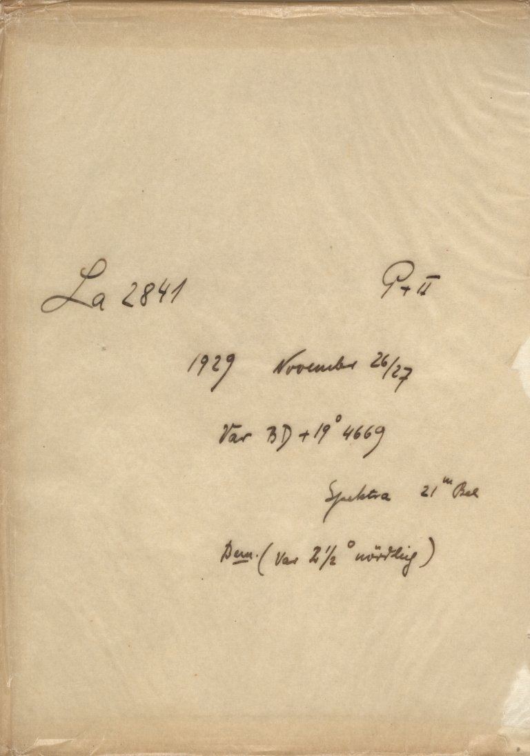 Plate envelope