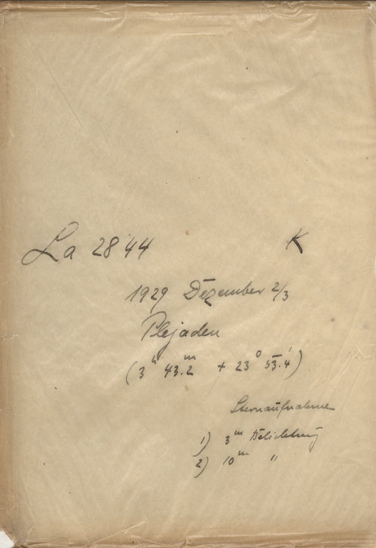Plate envelope