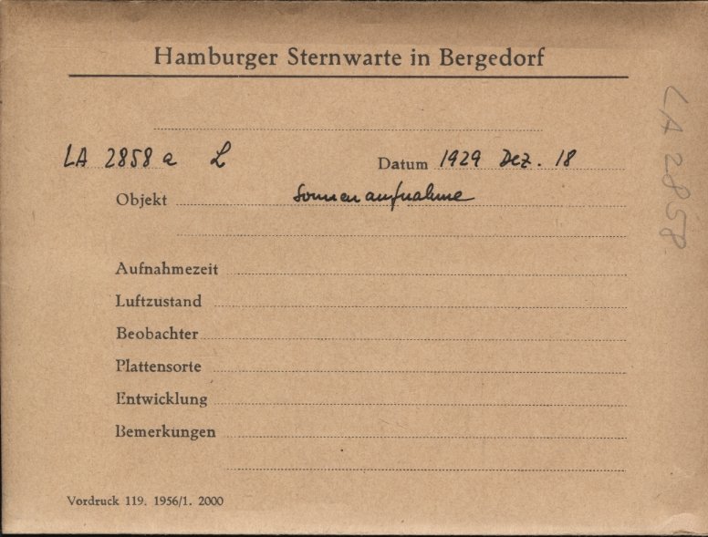 Plate envelope